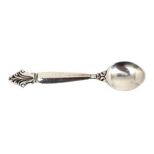 Georg Jensen Sterling Silver Denmark Salt Spoon #22659